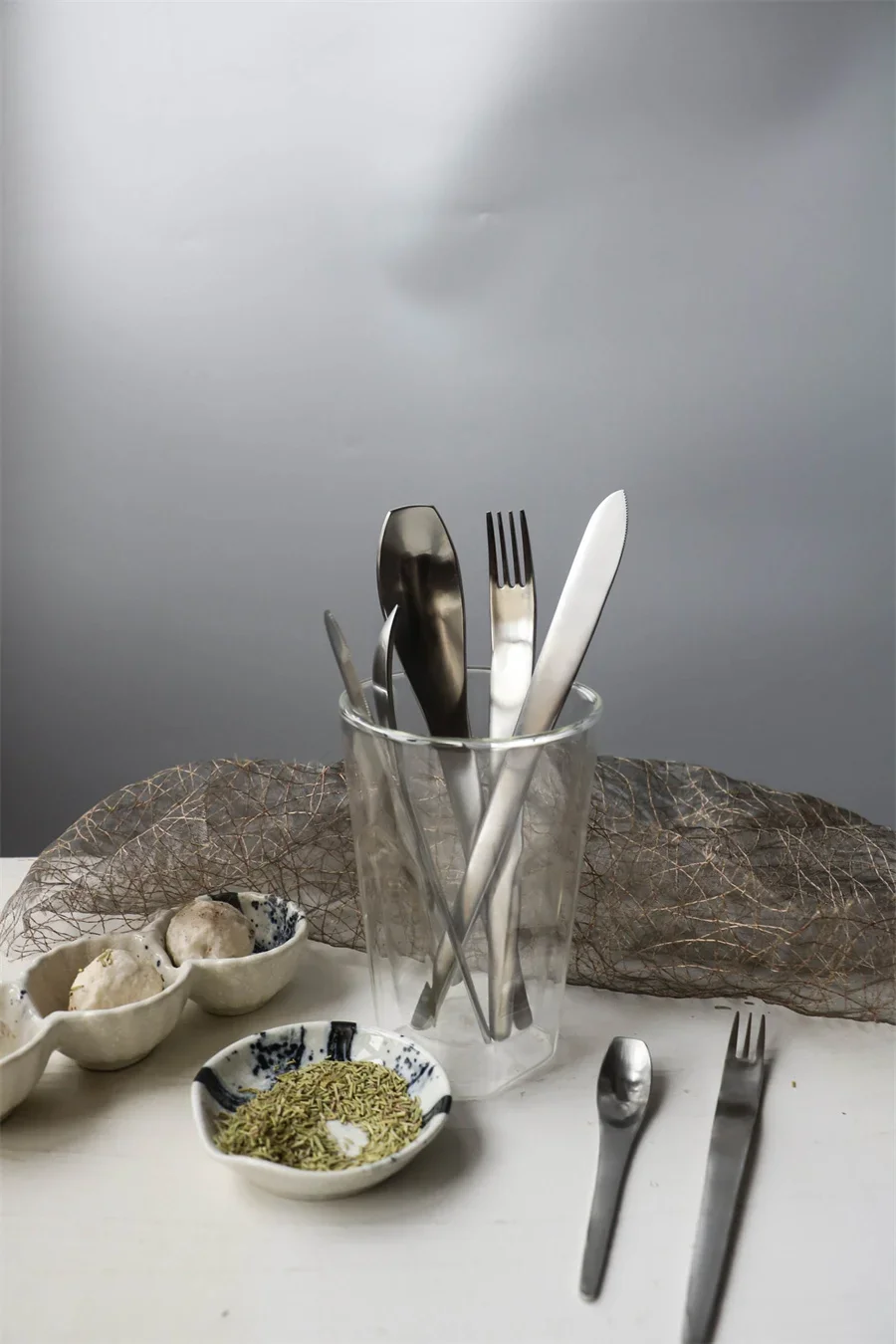 304 Forged Stainless Steel Knife Fork And Spoon Hotel Meal With Knife Fork And Spoon Gift Tableware