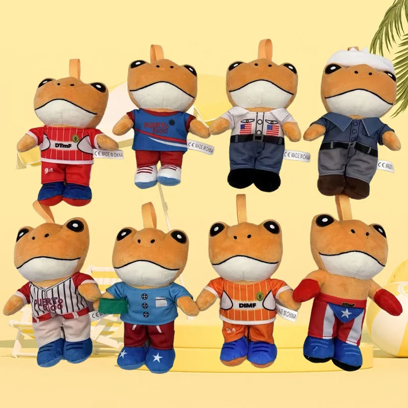 15 cm rana giocattoli di peluche carino stili multipli rana bambola kawaii raccogliere oggetto decorativo squisito ornamento ciondolo regali per i bambini