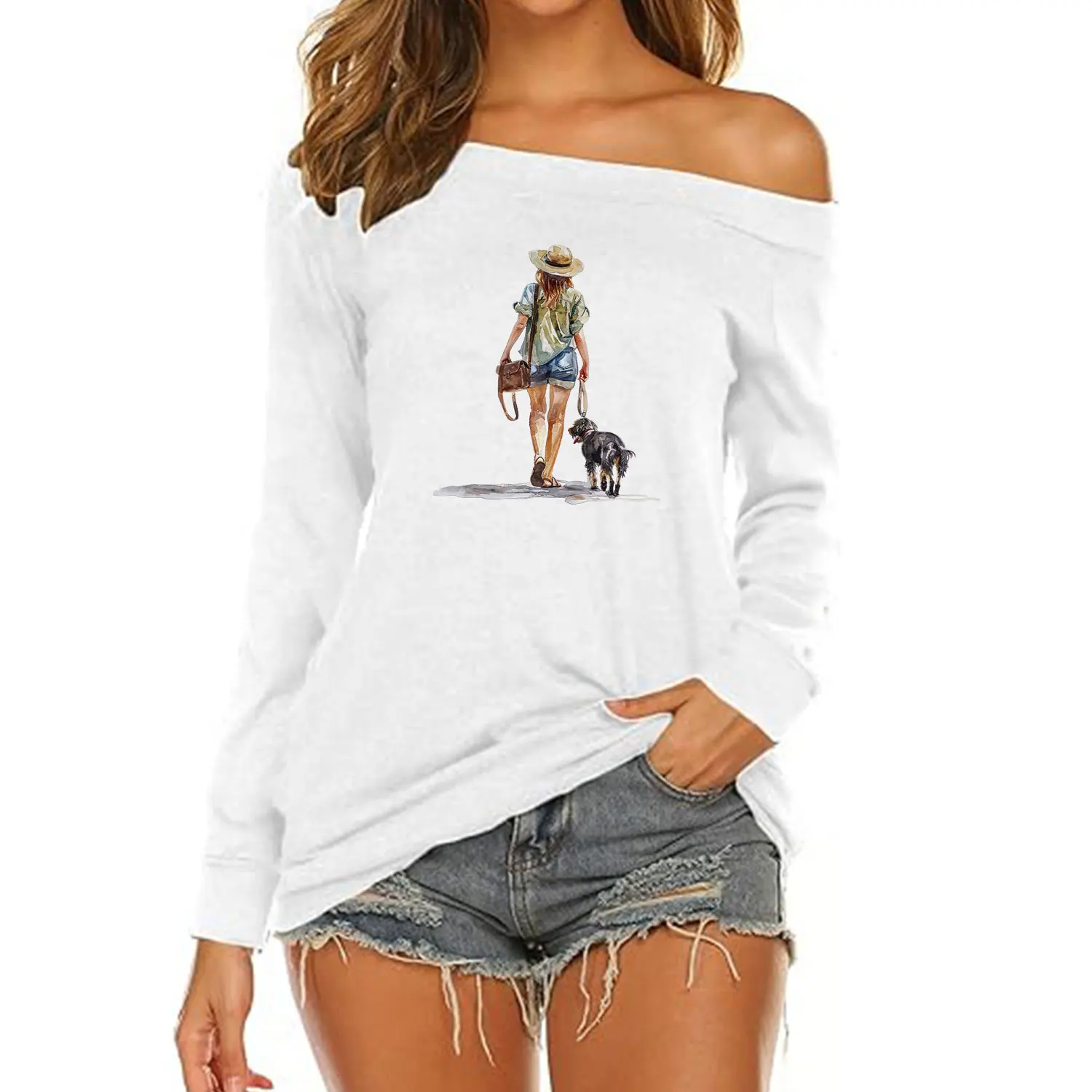 Iron-on Decal Patch for Cloth Beautiful Confident Girl Oil Painting Wild Freedom Sexy Colorful Creations DIY Decoration