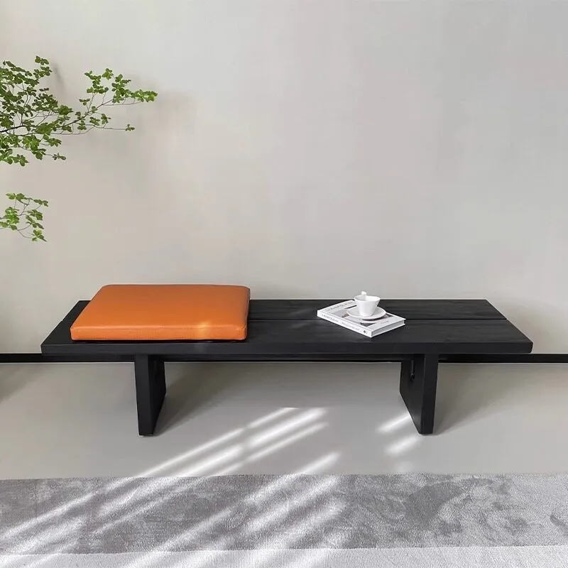 Wabi-sabi Style Dining Stools Waxwood Long Board Entering Dining Stools House Changing Advanced Home Furniture Banken ZYCD