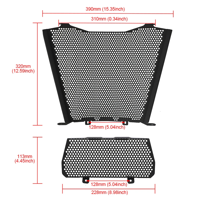 Motocicleta Radiator Guard Protection, Cooler Grill Cover, Protector, BMW S1000RR, S1000R, M1000RR, M1000R, 2019, 2021, 2022, 2023, 2024