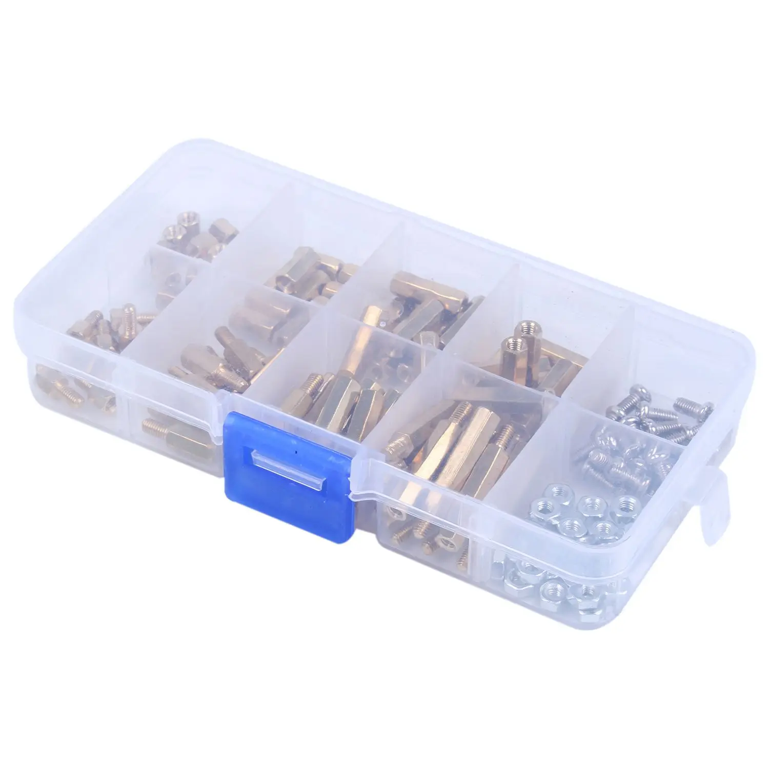 NOCM M3 Male-Female Hex Brass Standoff Bolt Screw Nut Motherboard Assortment Kit Mount 120Pcs
