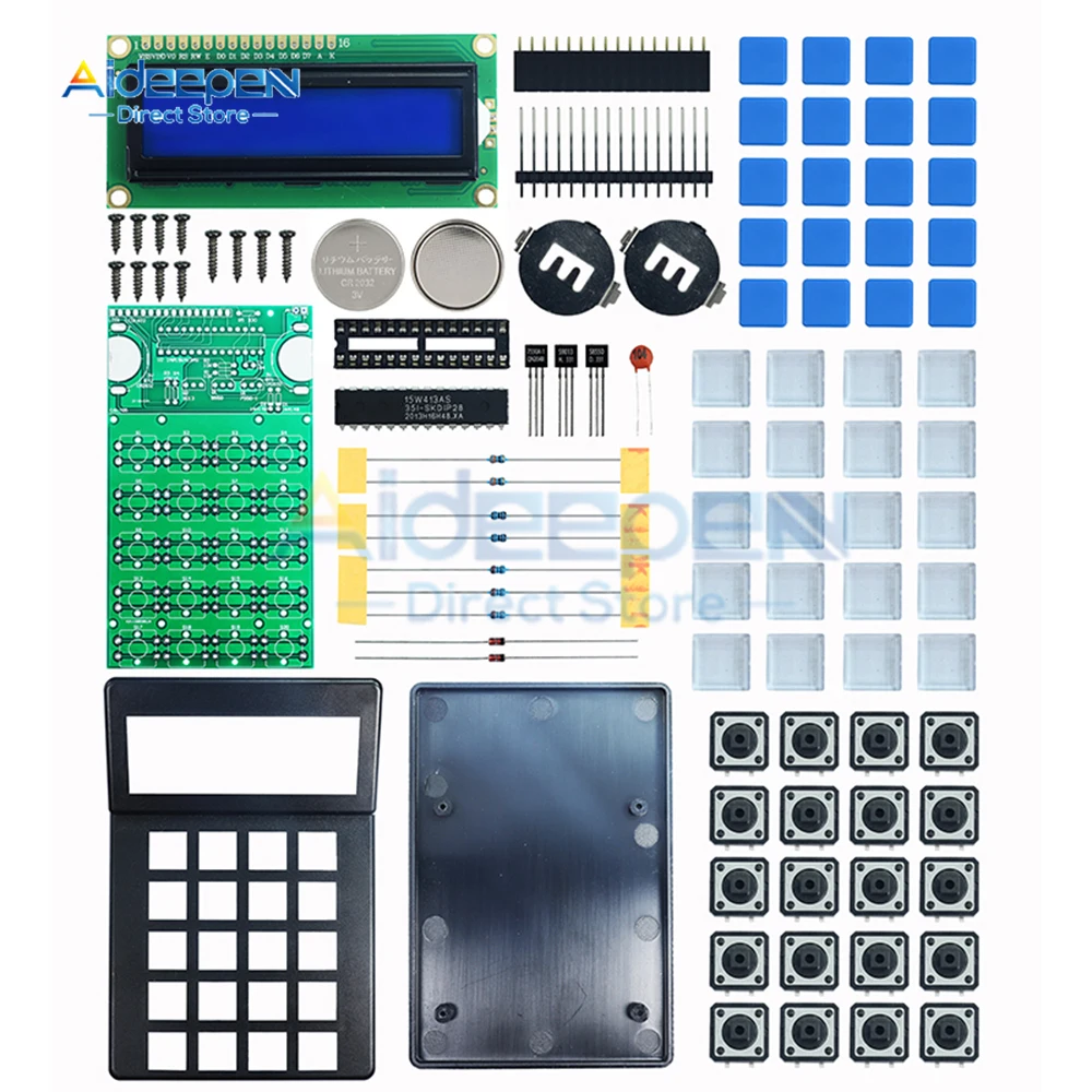LCD1062 Kalkulator z ekranem DIY Zestaw elektroniczny 51 Mikrokontroler Szkolenie Eksperyment Produkcja Zestaw do lutowania