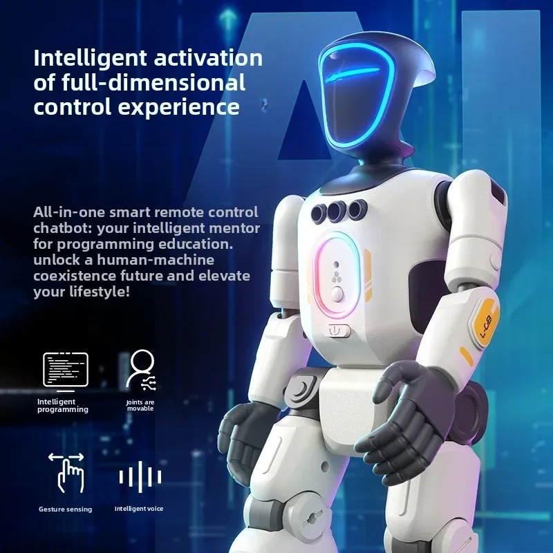 14 + y روبوت يتم التحكم فيه عن بعد AI رفيق لعبة قابلة للبرمجة التعليم المبكر الغناء روبوت راقص هدية للأولاد