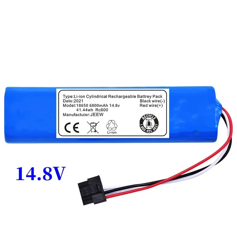 14.8V 2800Mah 4800Mah 6800Mah 12V Ni-Mh Batterij Voor Neato Botvac 70e 75 80 85 D75 D75 D8 D85 D85 Stofzuigerbatterij