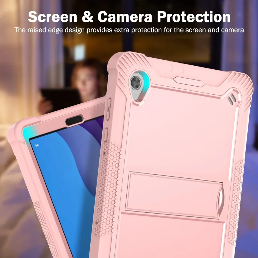 Heavy Duty Stand Case for Lenovo Tab M10 HD 2nd Gen TB-X306F TB-X306X 10.1 inch 2020 10.1
