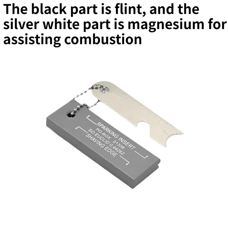Nouveau Outil EDC de Camping en silex extérieur tige de magnésium fournitures de Camping bloc de magnésium