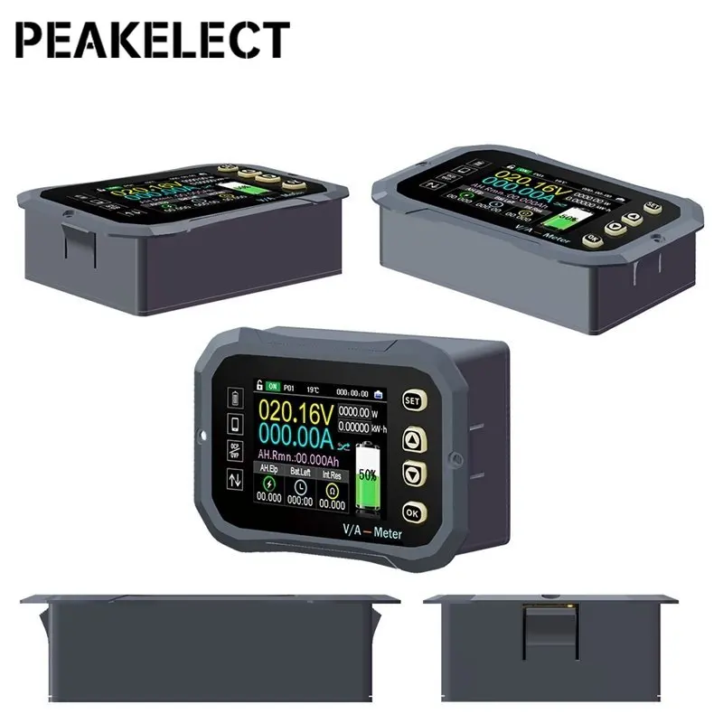 Peakelect KG-F 시리즈 배터리 쿨로미터, 배터리 표시기 테스터, LCD 디스플레이, 전화 제어, 120V, 100A, 400A, 600A