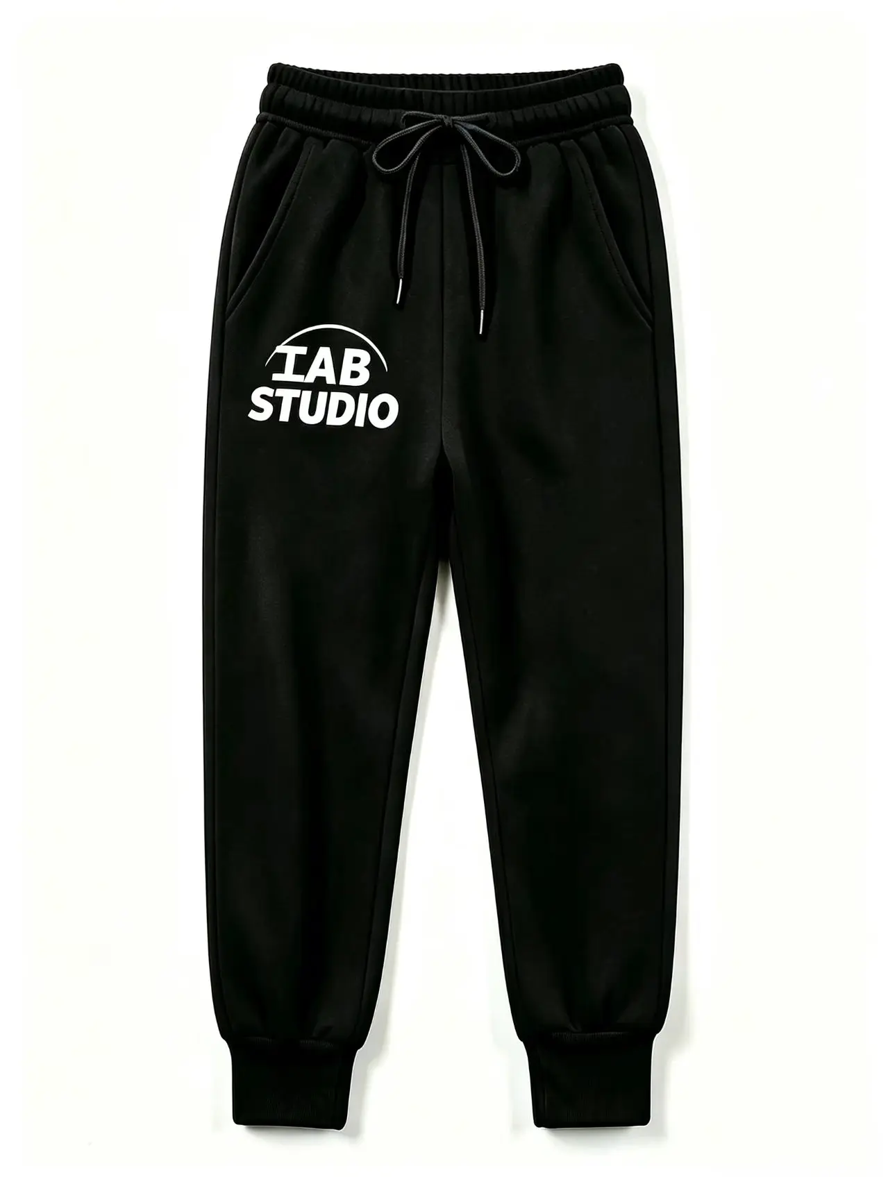 2026Men's Sweatpants Elastic Waist Joggers Track Pants Casual Sport Fitness Gym Clothing Autumn All-Match Loose Comfy Trousers