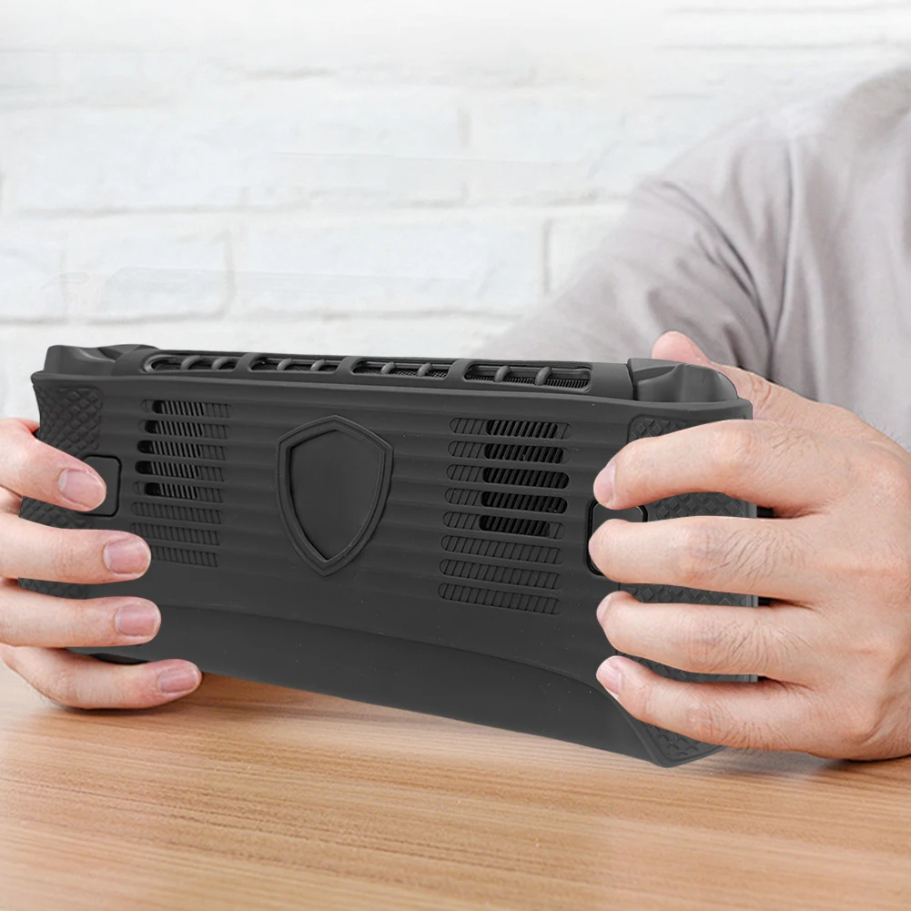 ل MSI Claw 8AI وحدة التحكم المحمولة غطاء من السيليكون للصدمات حامي شل كم مكافحة الإفلات لينة غطاء الجلد غطاء حامي