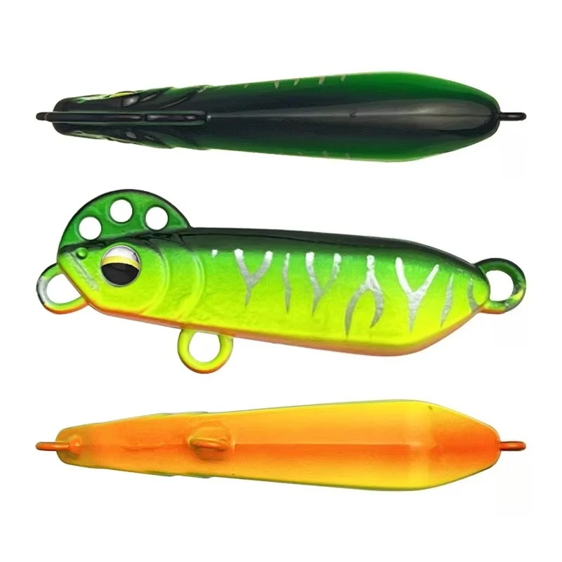 1/2/3Pcs VIB Vibration Fishing Lures Adjustable Swimming Hard Blade Baits with Carbon Steel Treble Hooks Reinforced Split Ring