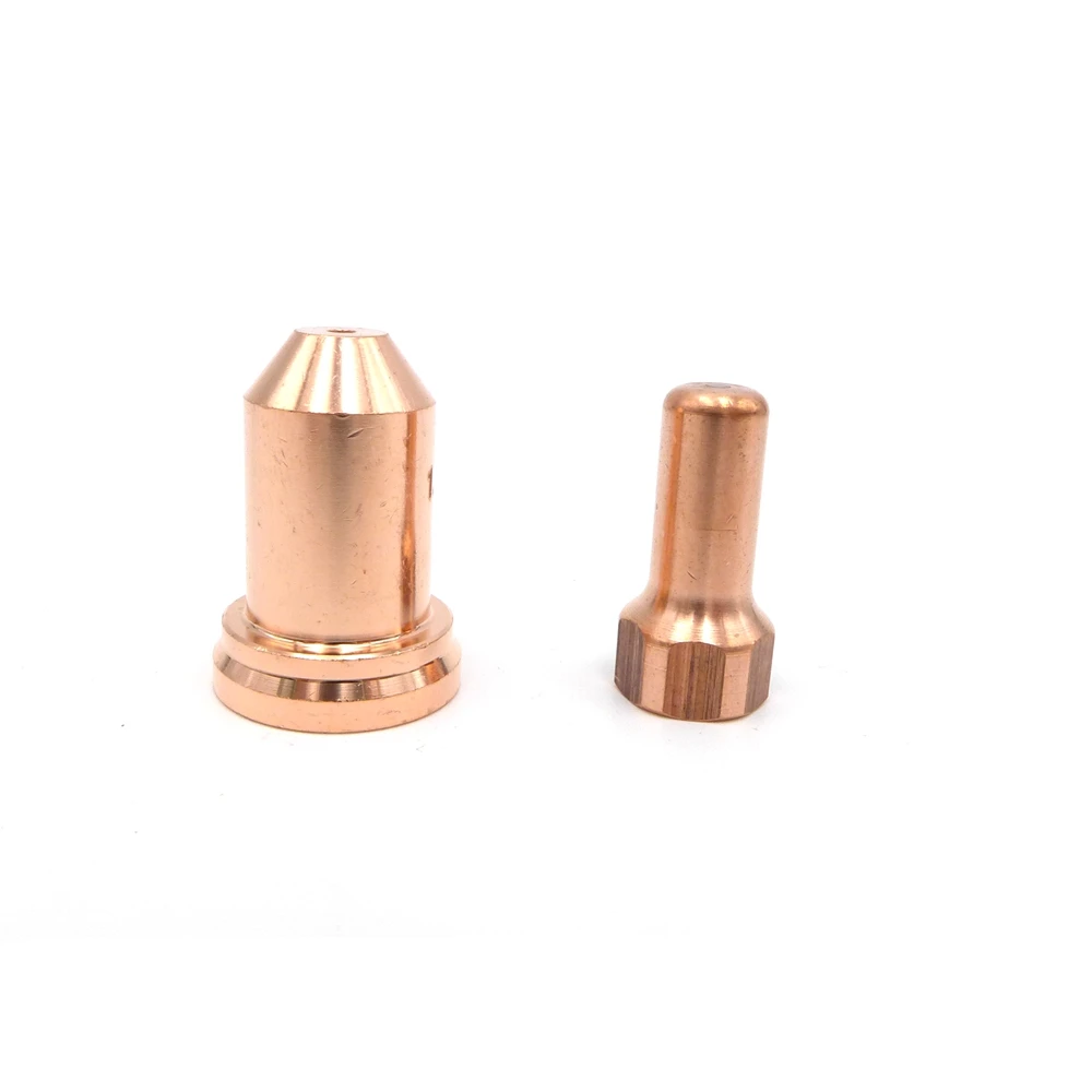 50stes PT80 Drag Cut Contact Cutting Nozzle Tip IVU1679 51311S And Electrode IVB1669 52558 For PT80 IPT 80 IPT-80 Plasma Torch