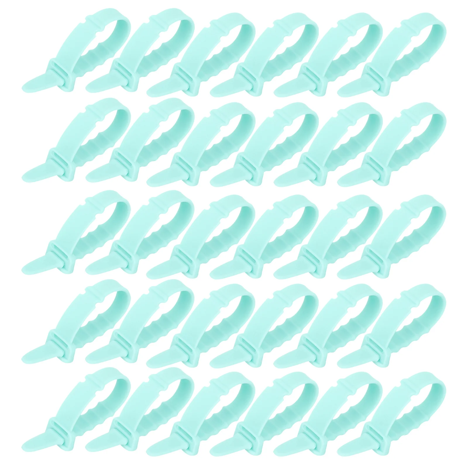 

50Pcs Cable Straps Silicone Wire Organizer Durable USB Data Cord Holders Cord Wraps Desk Cable Management Reusable