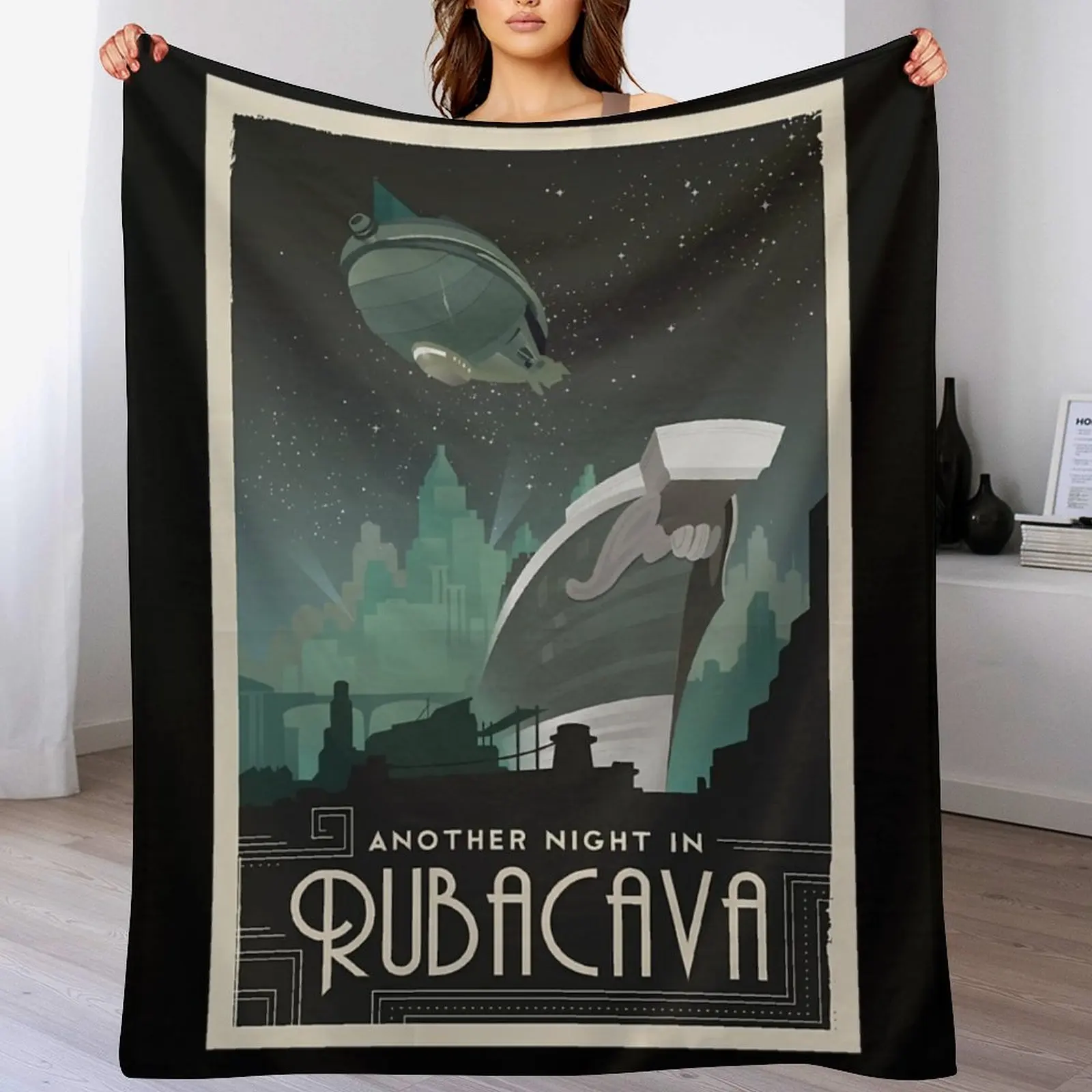 Grim Fandango Travel s - Rubacava Throw Blanket Comforter warm for winter Sofas Travel Blankets