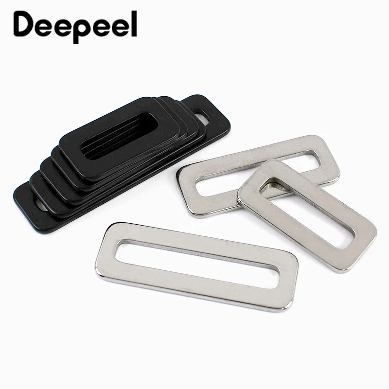 

10/20Pcs 20-50mm 304 Stainless Steel Loop Clasp Metal Ring Buckles Webbing Belt Rings Bag Strap Adjust Hook DIY Bags Accessories
