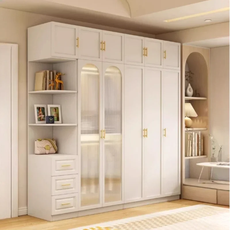 Organizer Underwear Storage Wardrobes Multilayer Bedroom Open Closets Room Wardrobes Glass Doors Drawers Guarda Roupas Furniture