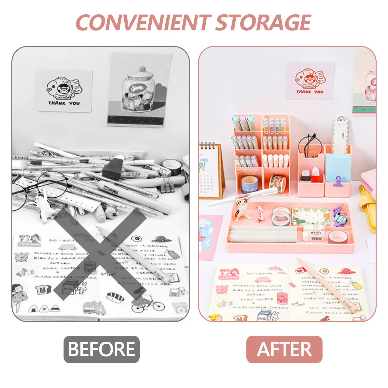Держатель для ручек, органайзер, свободно Комбинируемые канцелярские принадлежности, настольный органайзер, держатель для ручек, коробка для детей, мальчиков, девочек, дома, школы, офиса