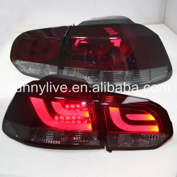 

For VOLKSWAGEN Golf 6 LED Tail Lamp SN Dark Red