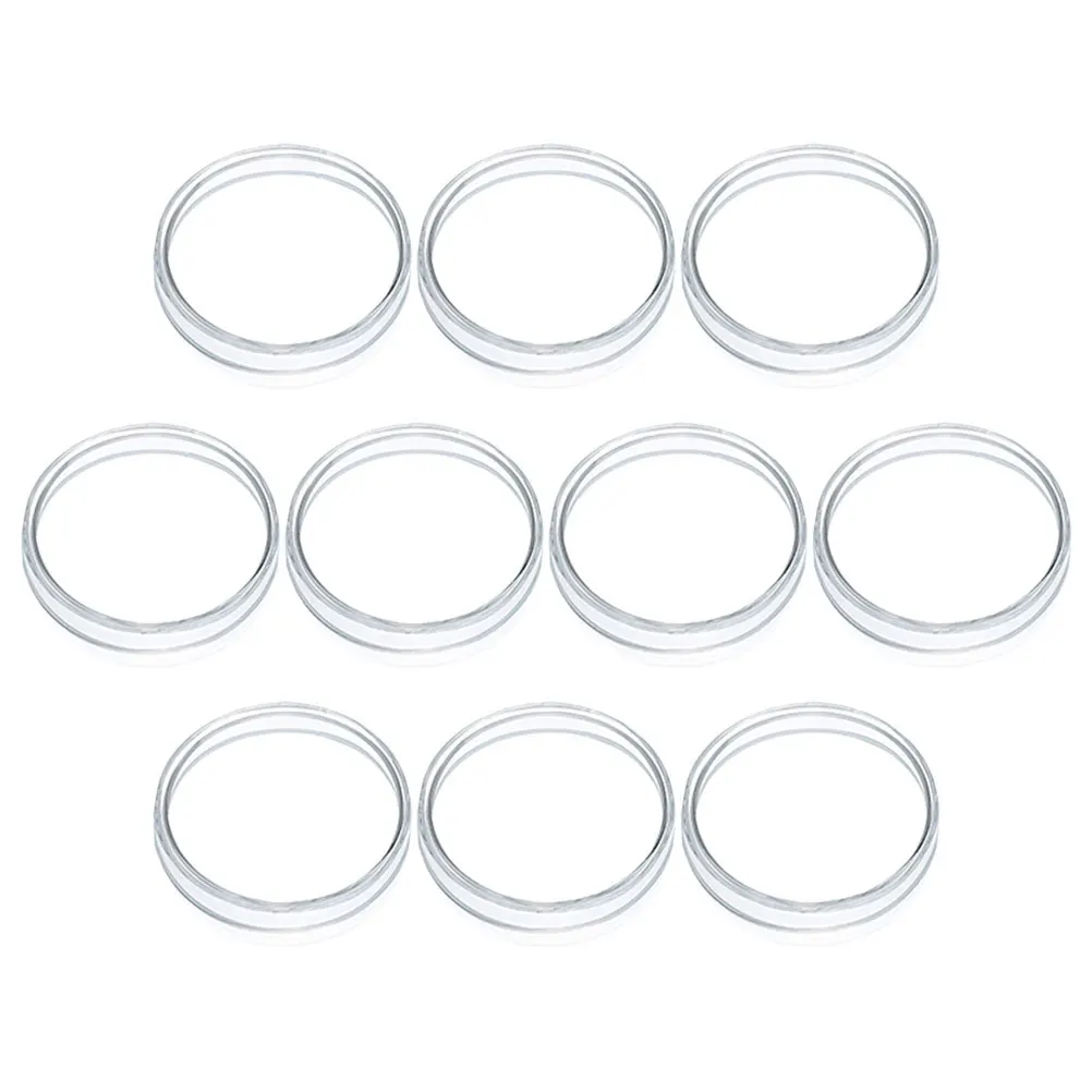 

10 Pcs Plastic Petri Dish Lab Equipment and Supplies Storage Disposable Dispenser Clear Dishes Culture
