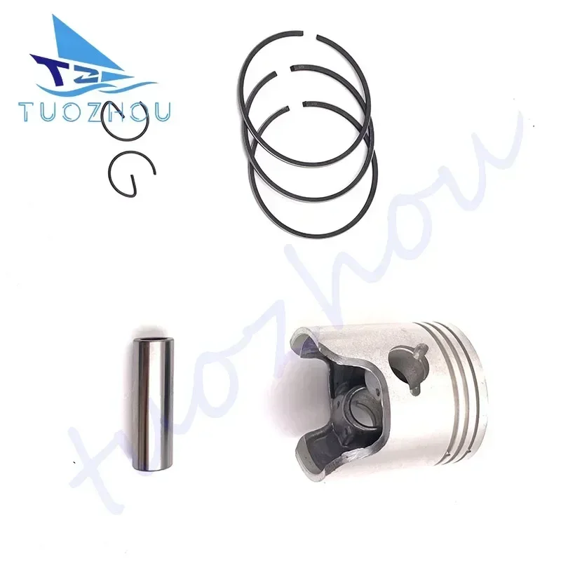 

6H4-11631 Piston Kit STD 67MM 3 Rings For Yamaha Outboard Motor 2T 40HP 50HP 3 Cylinder 6H4-11631-09 6H4-11631-00 boat engine