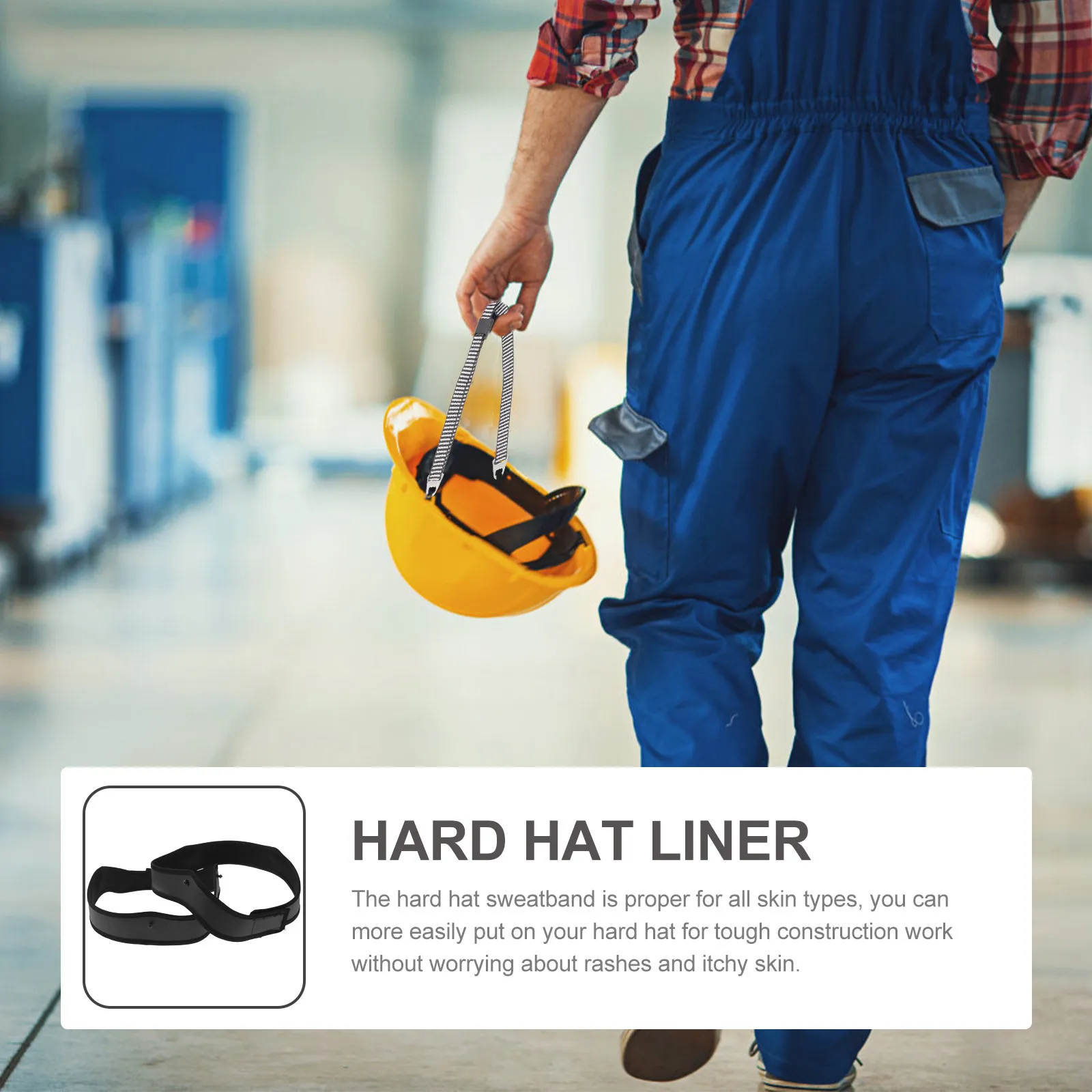 

3Pcs Premium Breathable Hard Hat Sweat Liner Forehead Cushion for Safety Construction Work Universal Fit Lining