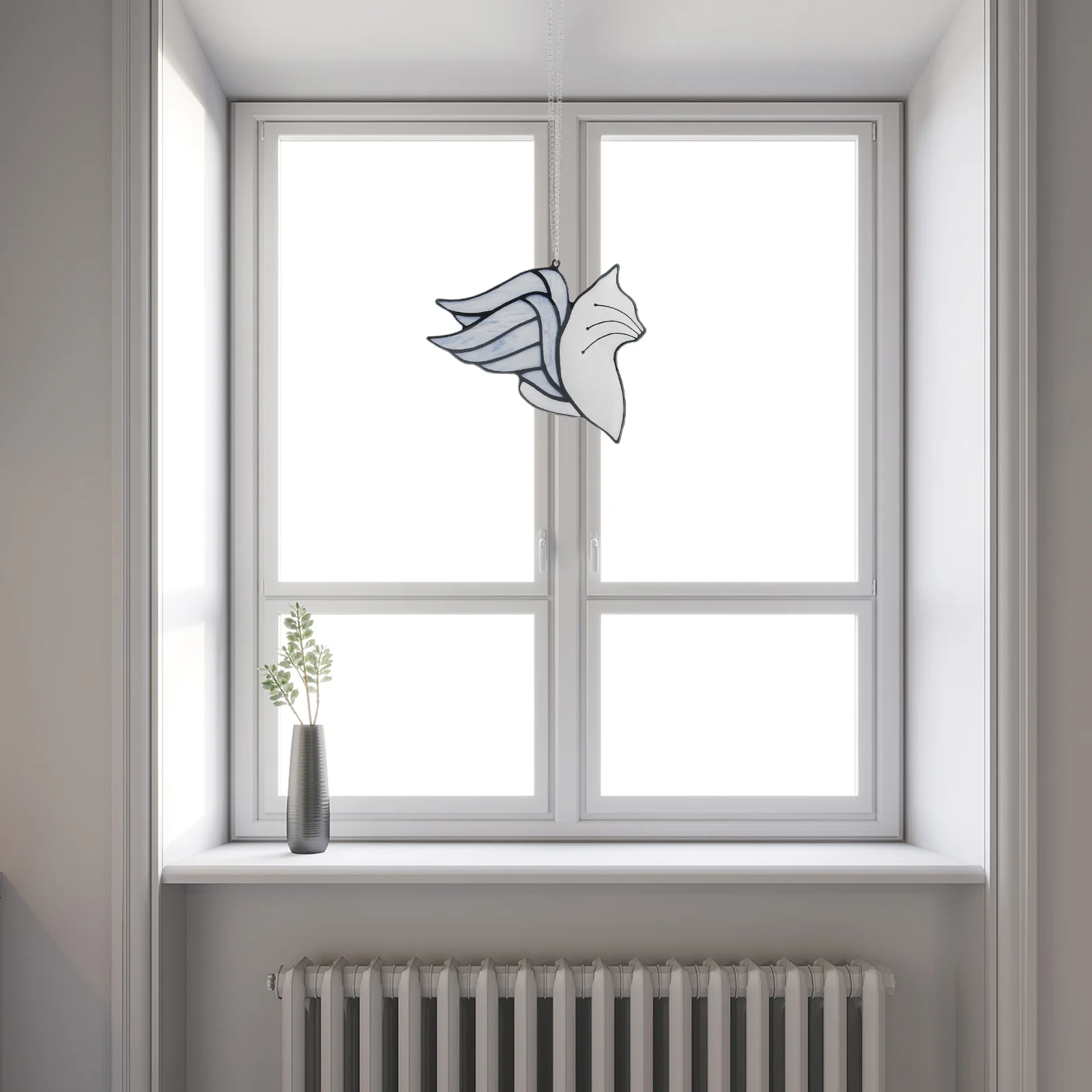 

Angel Cat Memorial Suncatcher Colorful Acrylic Wings Window Hanging Pet Loss Gift Cat Lovers Decor Acrylic Suncatcher