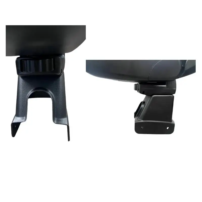 For LADA LARGUS 2012-2018: Foldable black armrest box, no drilling needed. It boosts comfort, is scratch-resistant and anti-slip