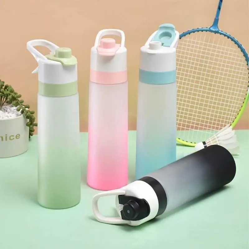 F19B Drinking Bottle with Mist Water Bottle for Cycling Fitness Camping Hiking