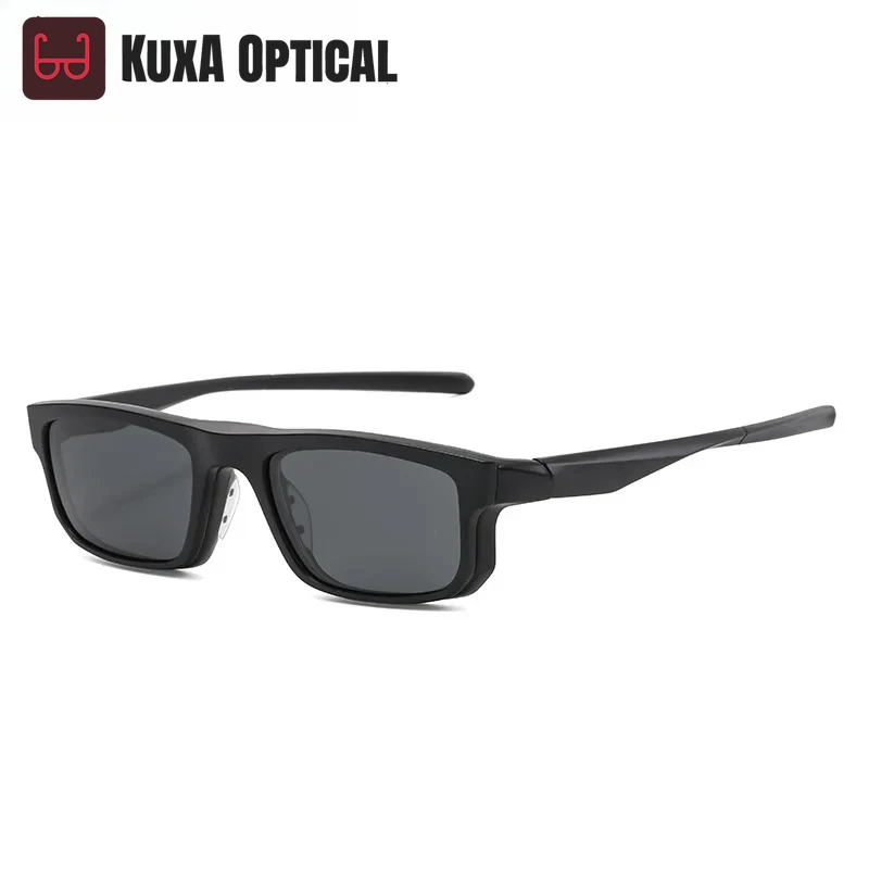

Xuka Magnetic Suction Sleeve Mirror Polarized Sunglasses Male Driving Night Vision Goggles Clip Female Myopia Frame Eyewear
