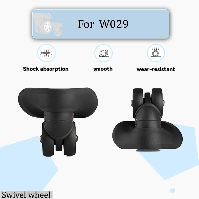 

For W029 Omnidirectional Spinner Wheels Silent, Wear-Resistant Replacement Parts Easy-Change Accessory Kit