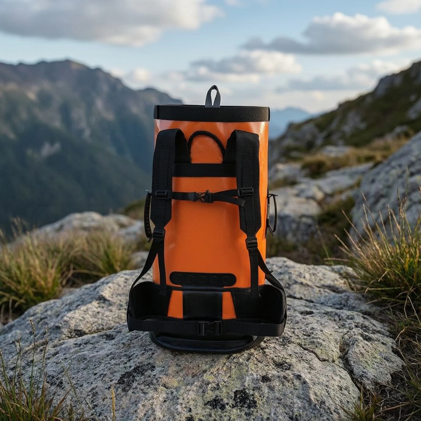 Rope Bag with Shoulder Straps Waterproof Rope Storage Backpack Climbing Backpack Heavy-Duty Outdoor Gear Bag Long-Lasting