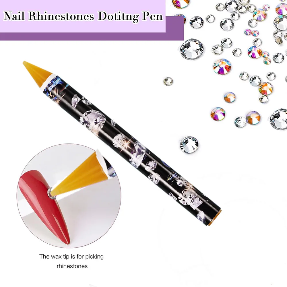 12 griglie AB/Bianco/Rosa Rotondo Flatback Nail Art Charms Misto Stella/Luna/Amore/Fiore/Arco Diamante Party Fai da te Lucido Manicure Strass