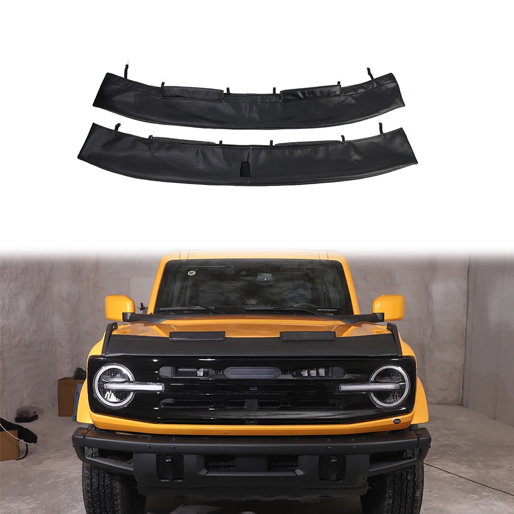 

Car Front Engine Hood Cover Protector Bonnet Guard Mesh Net for Ford Bronco 2021 2022 2023 Auto Parts Exterior Accessories