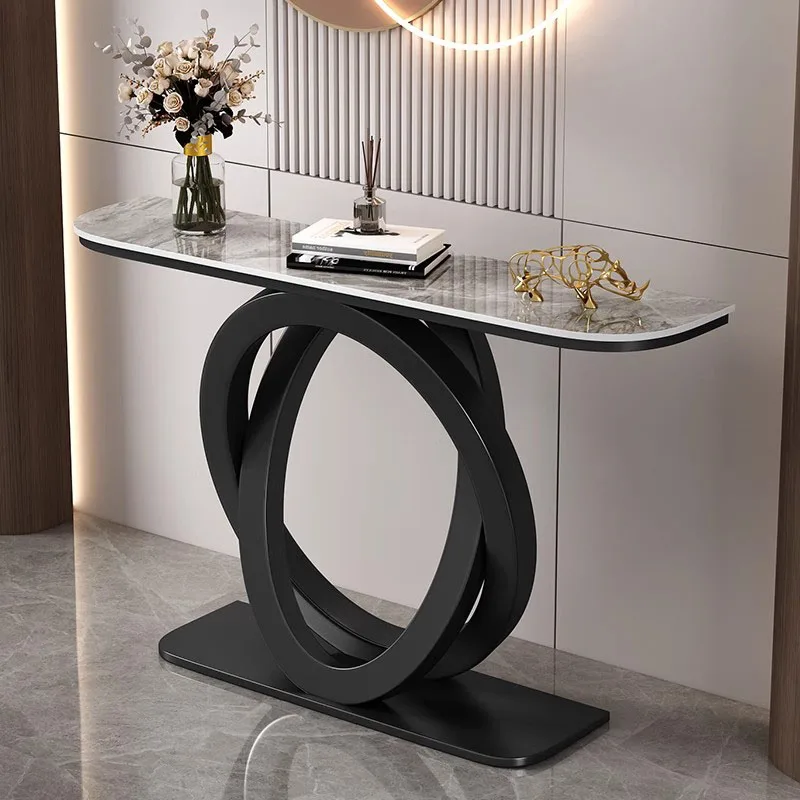 Luxury Trendy Console Table Curved Unique Beauty Elegant Console Table Nordic Design Console Meuble Living Room Furniture view 6