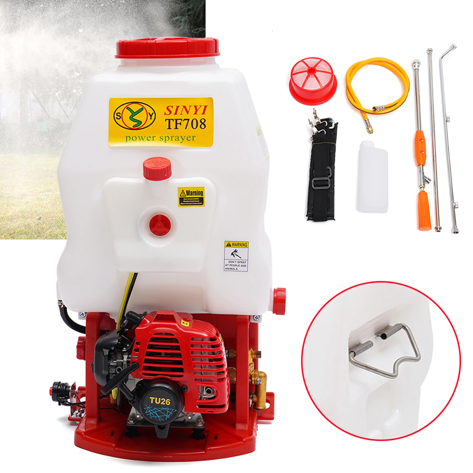 Thermal Sprayer Knapsack Atomizer Garden Herbicide Plants 20L 700w Fogger Backpack Garden Sprayer