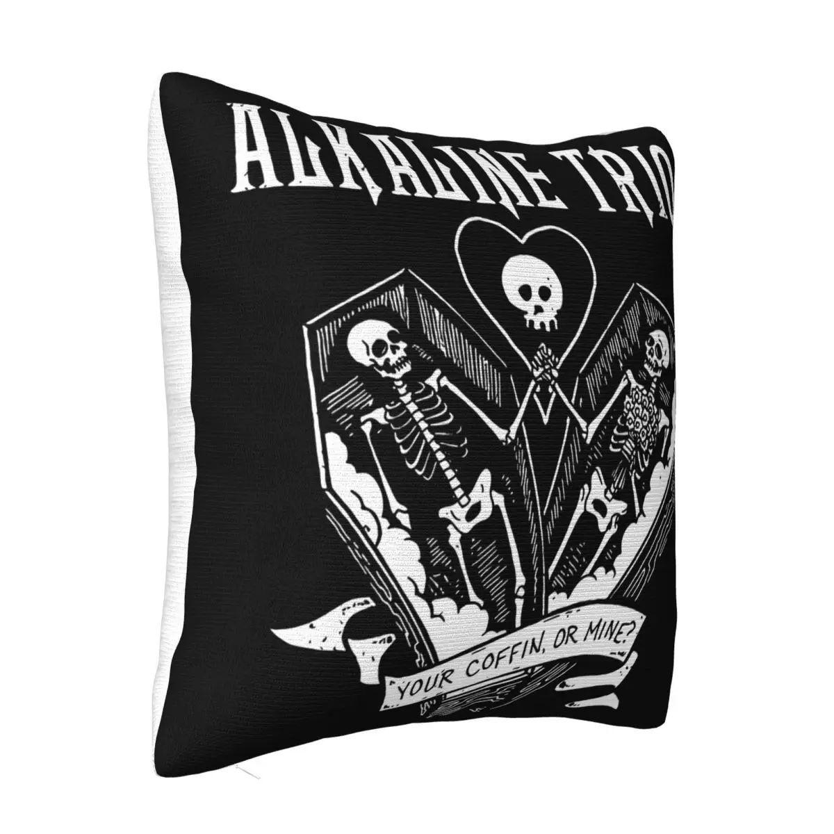 Authentic Alkaline Trio Your Coffin Slim Fit Swea S 2Xl New Women Men Design Pillow Case