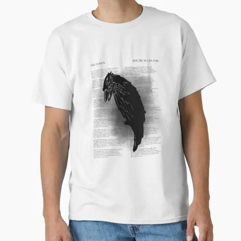 The Raven Edgar Allan Poe Classic T Shirt Made in US AUS Size S 2XL