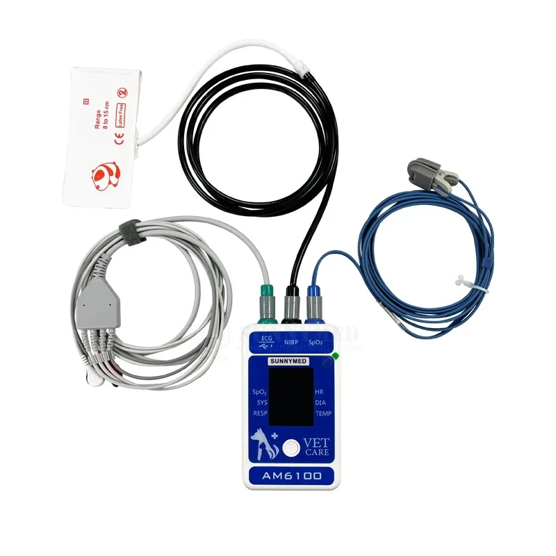 Lorvmed  SY‑AM600 Fingertip Animal Pulse Oximeter Portable SpO2 Pulse Rate Measuring Instrument For Pet Use
