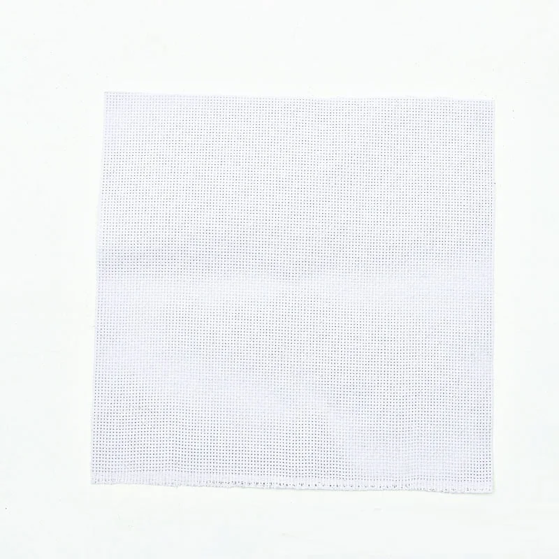 20x20 30x30 30x45 50x50 Cloth 11ct 14ct Cross Stitch Fabric Canvas Small Grid White DIY Handcraft Supplies Stitching Embroidery