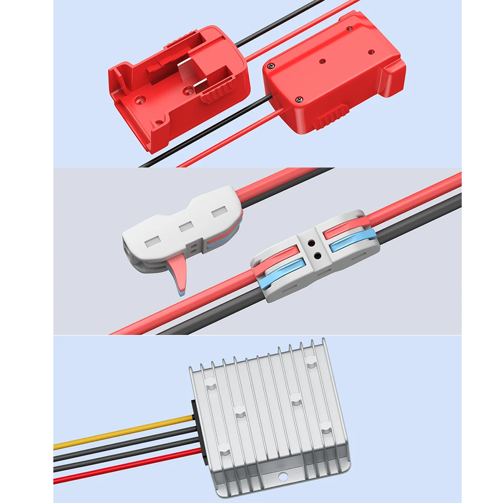 Milwaukee convertidor DC 18V a 12V – Regulador voltaje batería - imagen 2