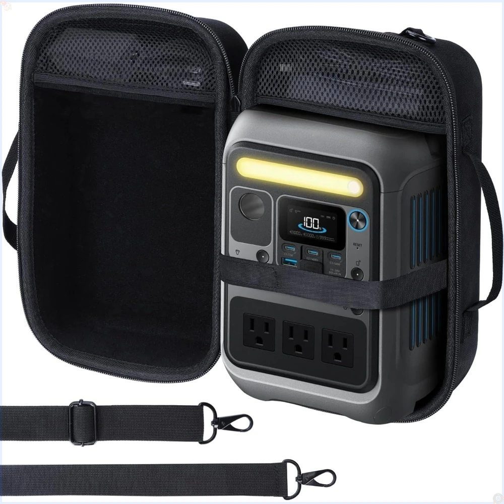 

Hard Case Compatible with C300 Portable Power Station Outdoor 288Wh LiFePO4 Battery 300W (600W Surge) Solar Generator