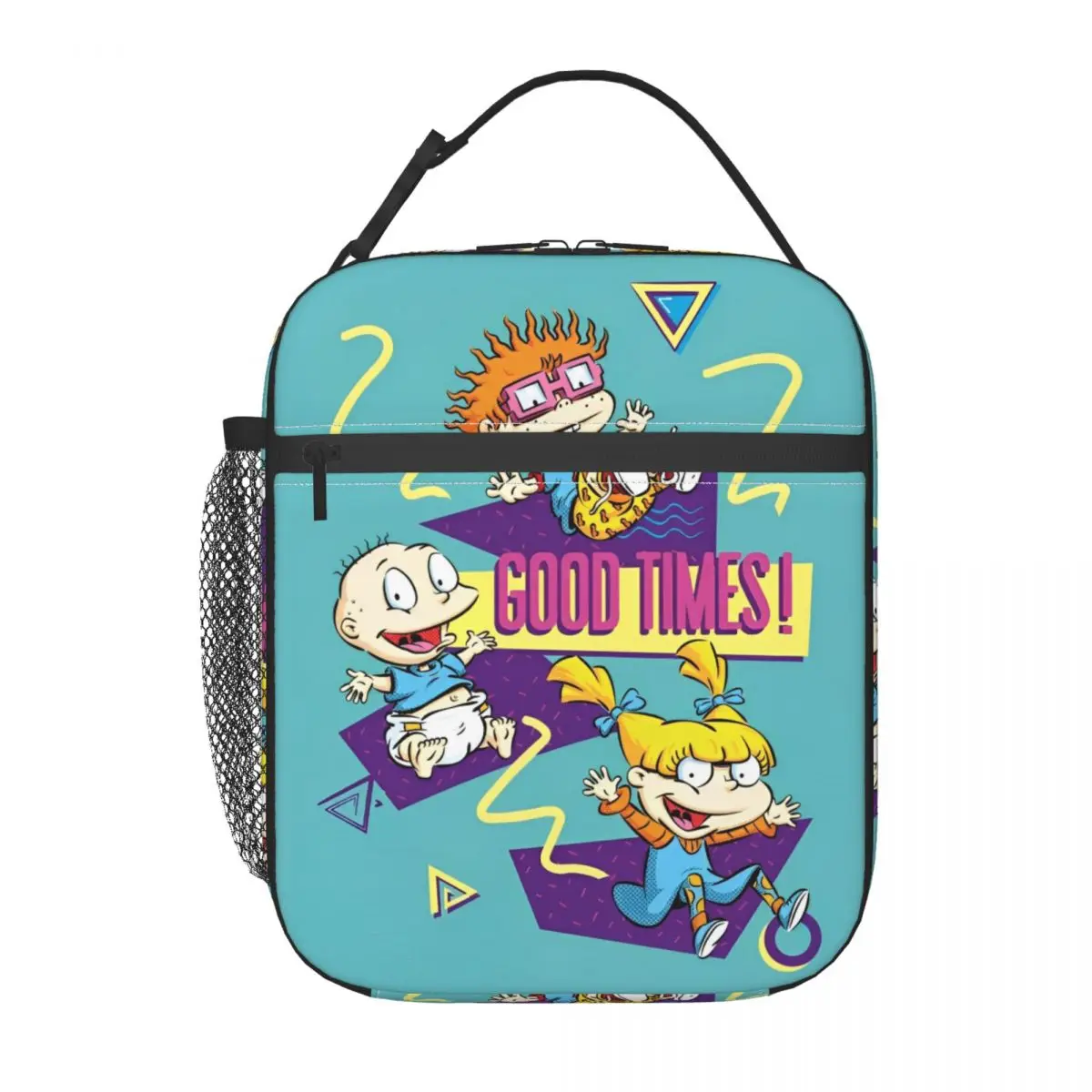 

R-Rugrat Group Insulated Lunch Bag Cooler Bag Lunch Container High Capacity Tote Lunch Box Girl Boy Office Outdoor