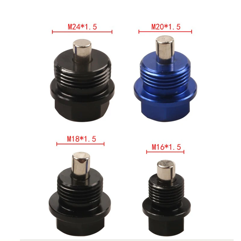 M12X1.25 or M14X1.5 Magnetic Oil Drain Screw for Auto Parts Oil Pan Magnetic Oil Drain Plug for Aluminum Alloy Transmission