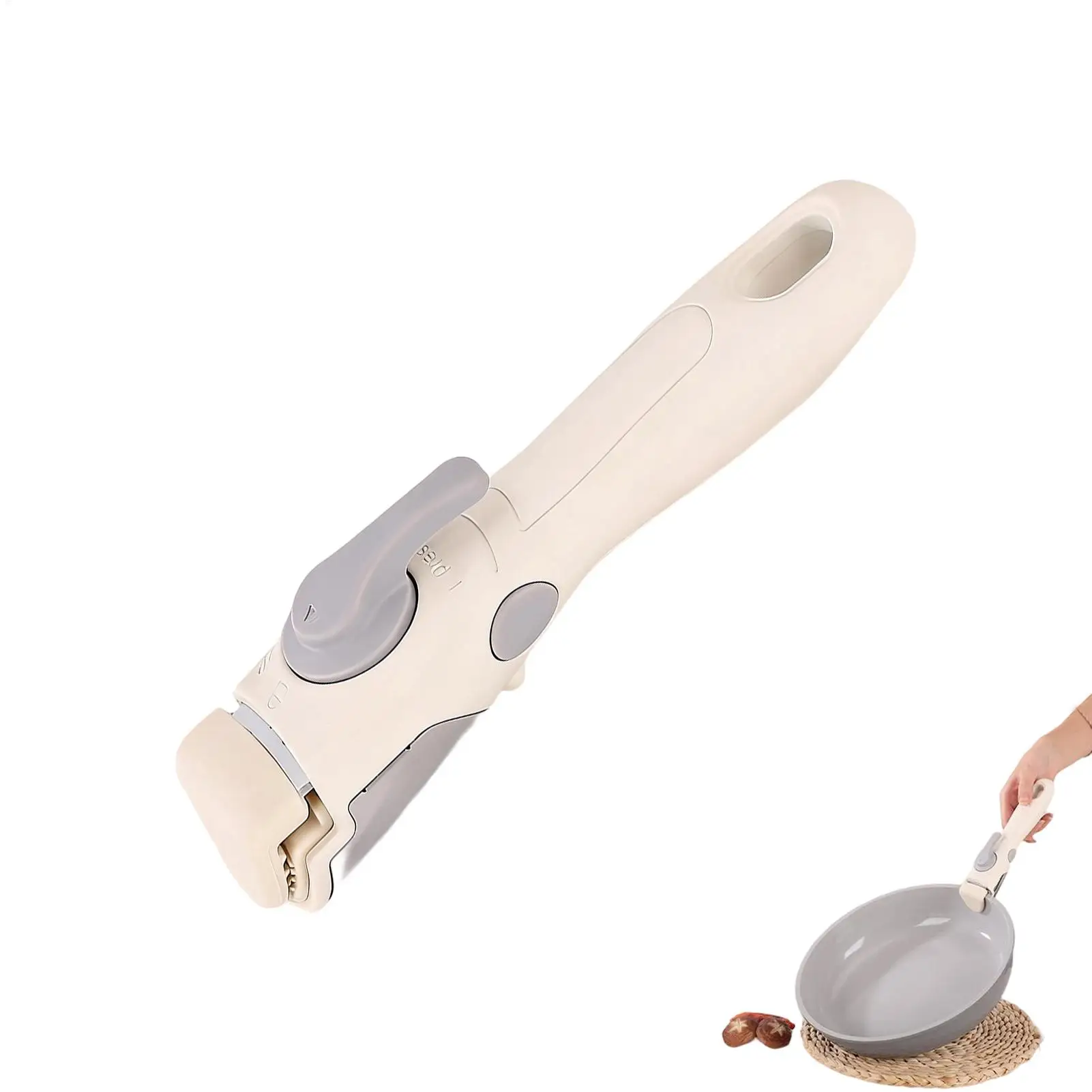 Removable Pan Handle Anti Scalding Cook All Purpose Detachable Handle Anti Scalding Replacement Cookware Handle Kitchen Tool