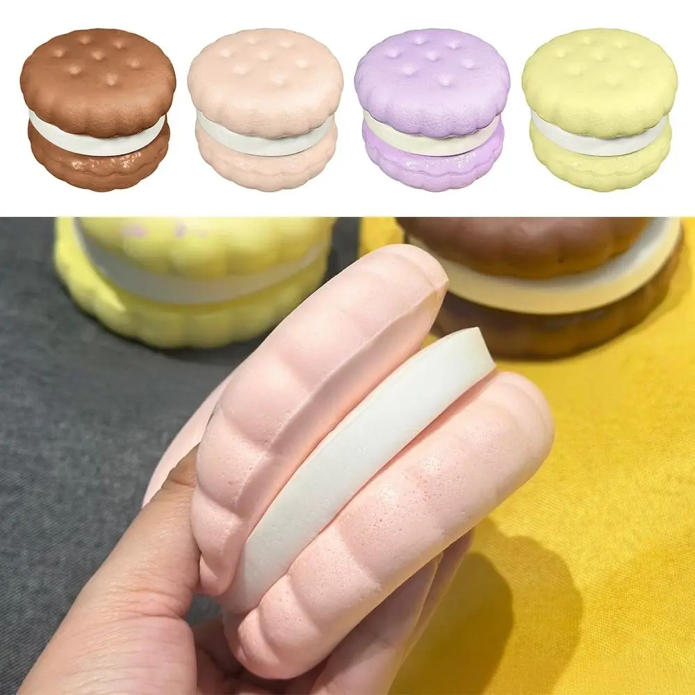 Creative Big Cookie Squeeze Soft Slow Rising Feature Sensory Fidget Stress Relief Simulation Biscuit Anxiety Relief