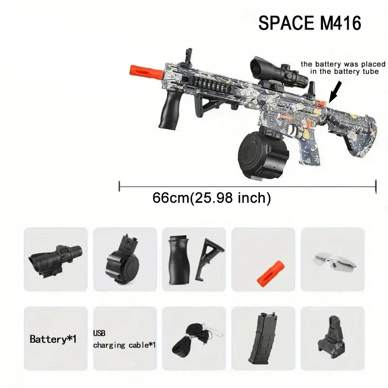 Toy Gel Water Ball Blaster M4 Gun ,Play Ball Gun