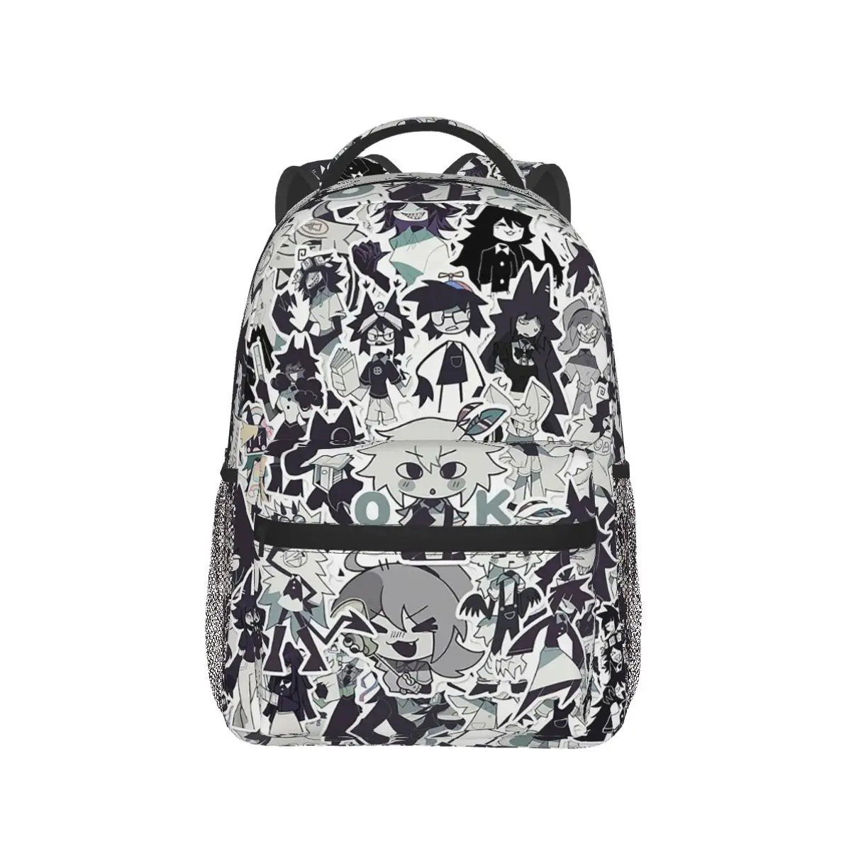 

Cartoon Miss Circle Backpack Hot Sale Daypack Large Capacity Boys Girls BookBag School Bag Shoulder Bags for Men Women