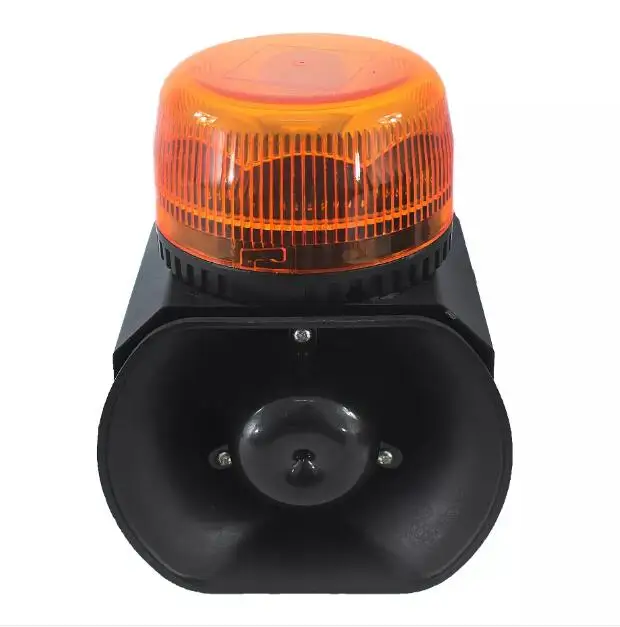 Multifunções LED carro telhado aviso farol luz, sirene de polícia amplificador de som chifre ímã inferior, impermeável, 40W, 8W