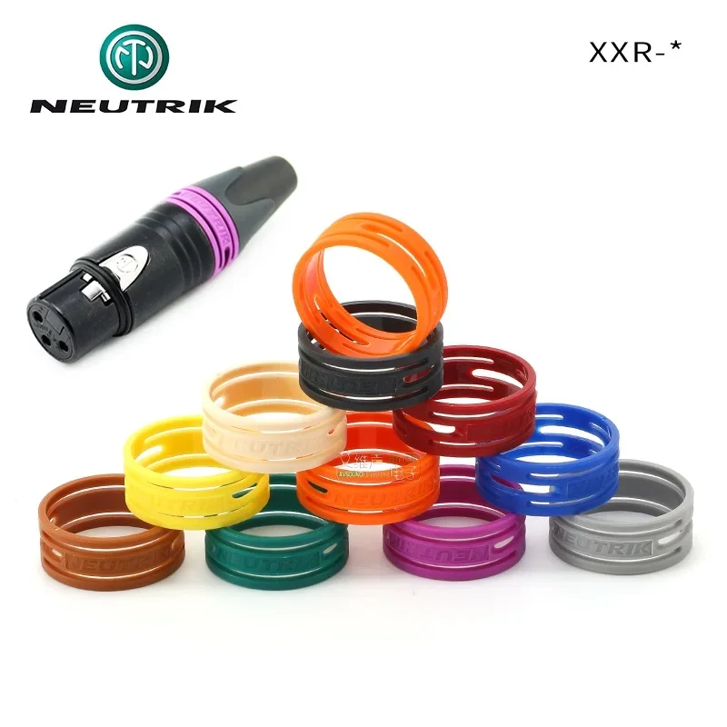 1 Pieces NEUTRIK XXR For NC3FXX/NC3MXX XLR Plug Color Ring Multi-color Roll-proof Ring Marking Ring 10 colors