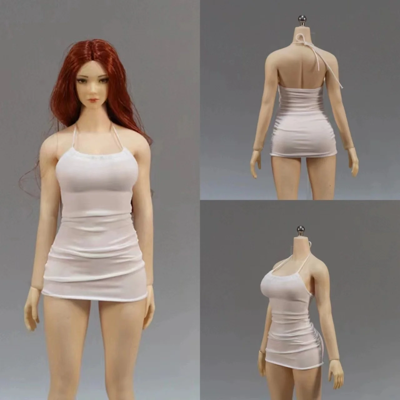 

DMTOYS 1/6 Strap Backless Tight Dress Fit 12'' TBL/PH Figure Doll